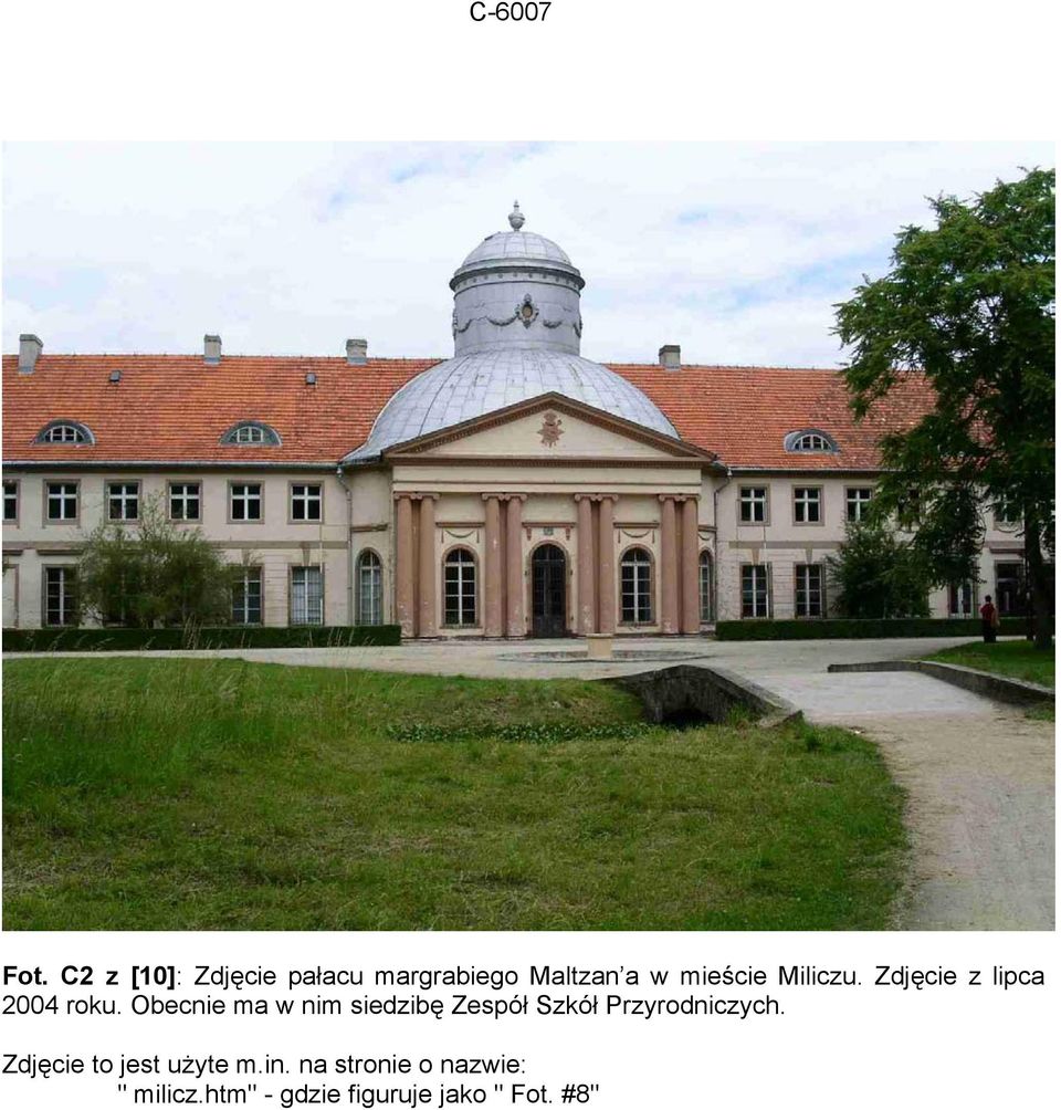 mieście Miliczu. Zdjęcie z lipca 2004 roku.