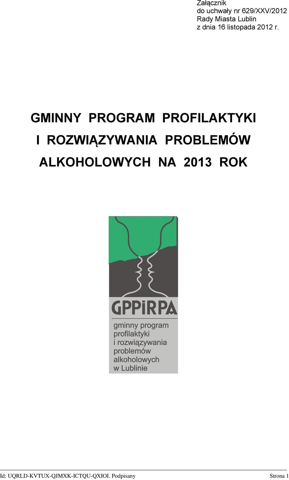 GMINNY PROGRAM PROFILAKTYKI I
