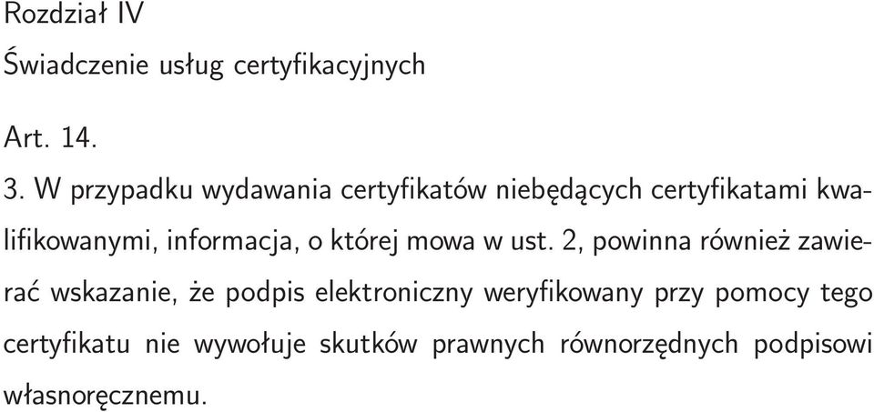 informacja, o której mowa w ust.