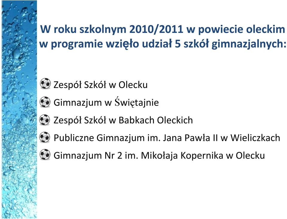 Świętajnie Zespół Szkół w Babkach Oleckich Publiczne Gimnazjum im.