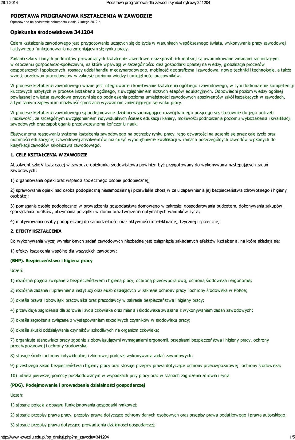 zmieniającym się rynku pracy.