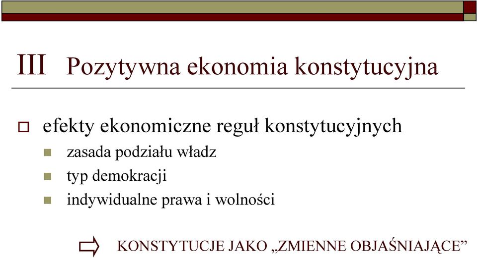 podziału władz typ demokracji indywidualne