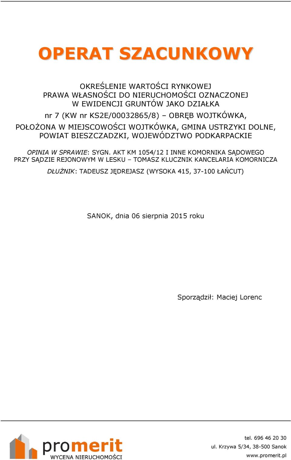 SPRAWIE: SYGN.