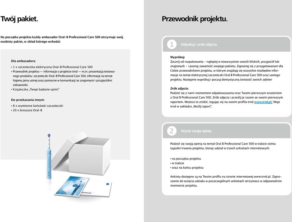 ormacje o projekcie trnd m.in.