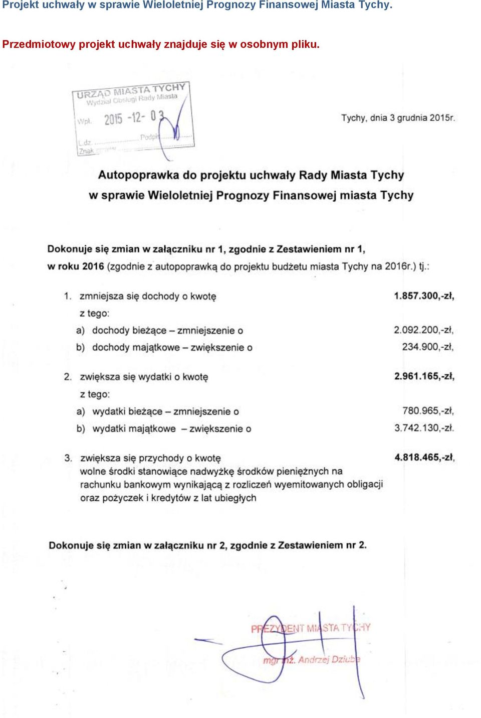 Miasta Tychy.