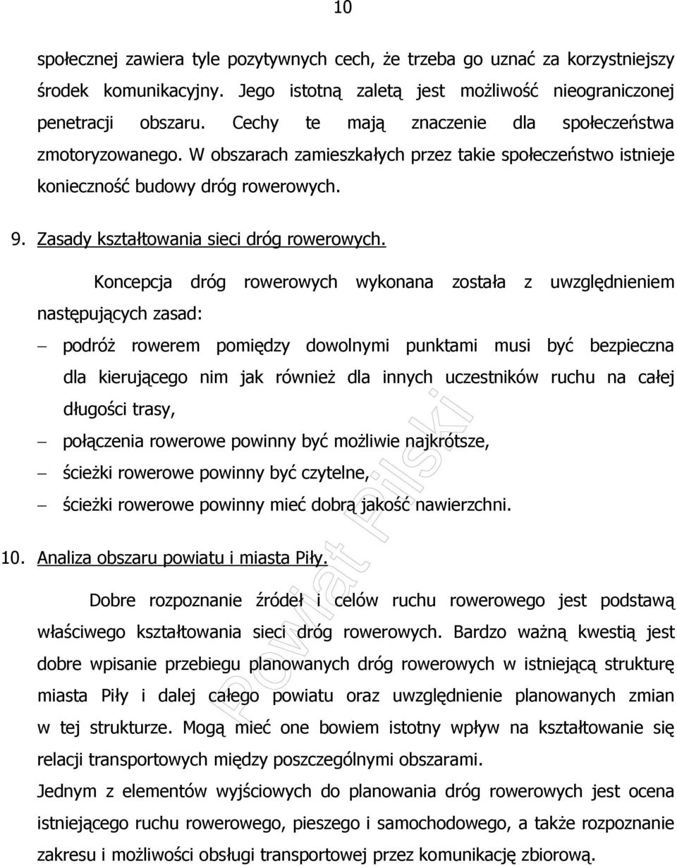 Zasady kształtowania sieci dróg rowerowych.
