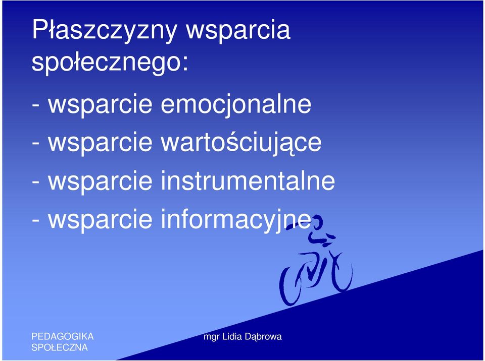 emocjonalne - wsparcie