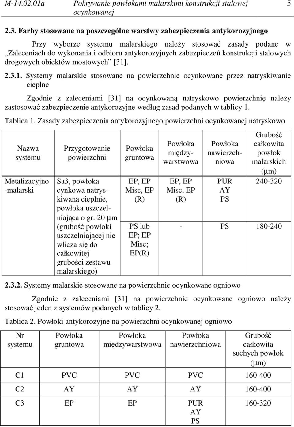 konstrukcji stalowych drogowych obiektów mostowych [31]