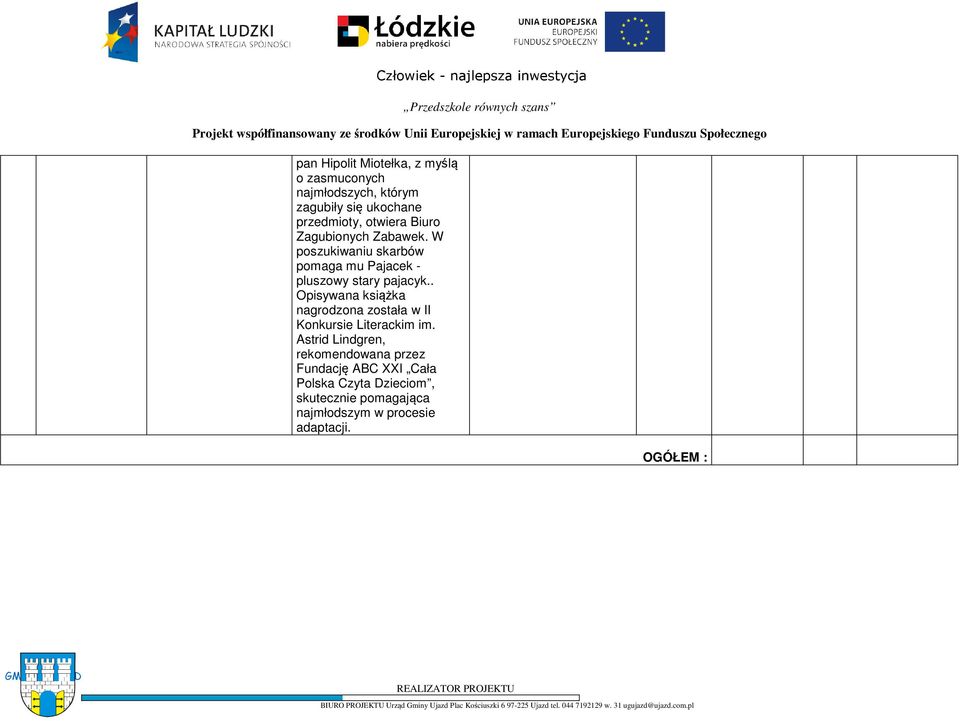 . Opisywana książka nagrodzona została w II Konkursie Literackim im.