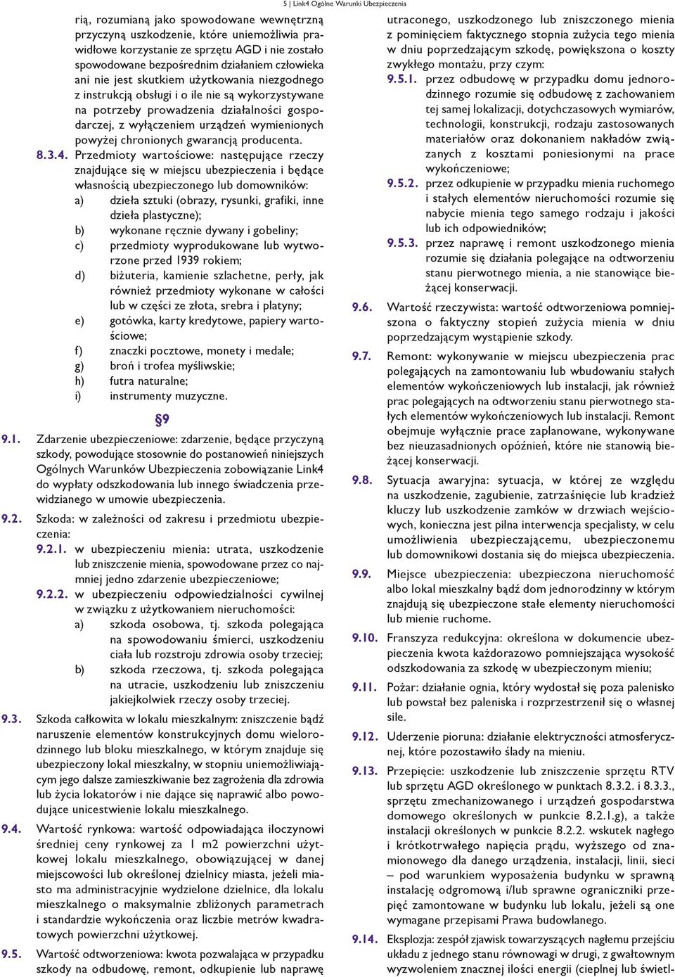 gwarancją producenta. 8.3.4.