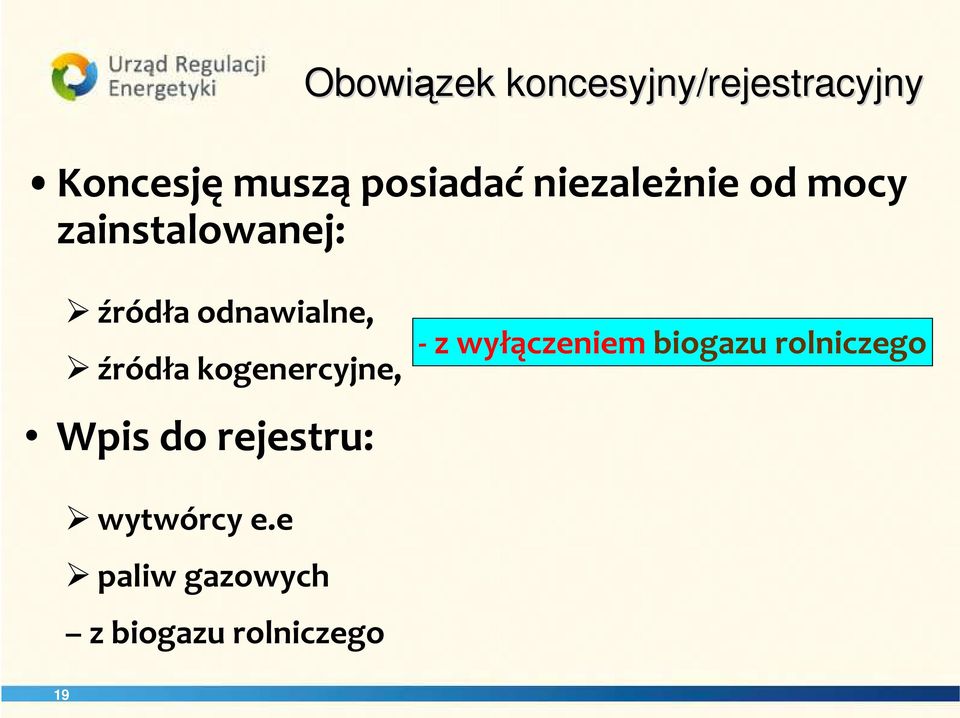 źródła odnawialne, źródła kogenercyjne, - z wyłączeniem