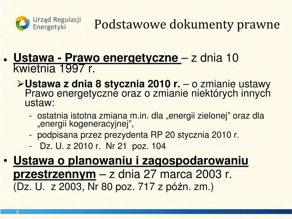 ych ustaw: - ostatnia istotna zmiana m.in.