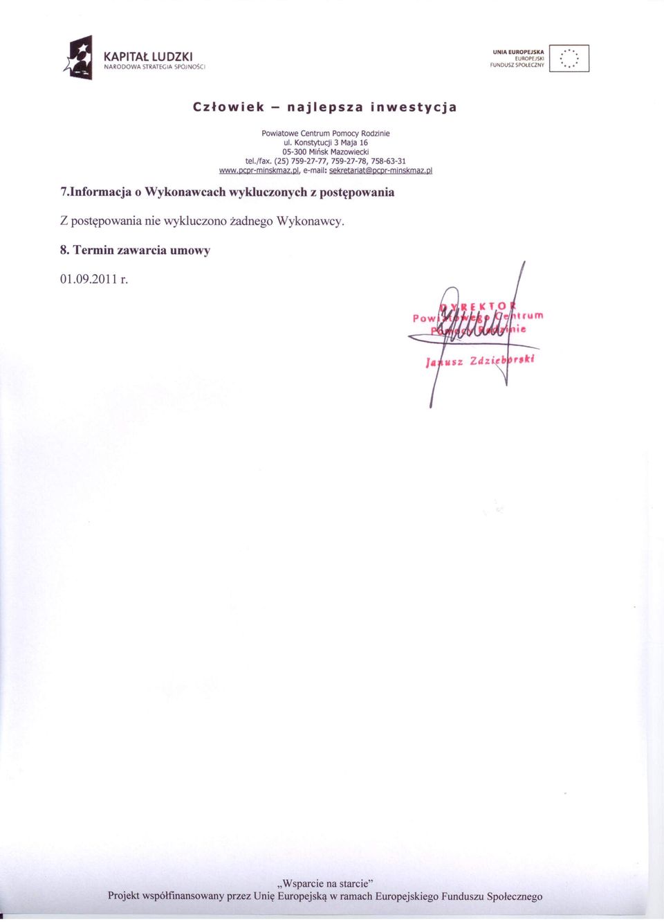 pl. e-mail: sekretarlat@pcpr-mlnskmaz.pl 7.