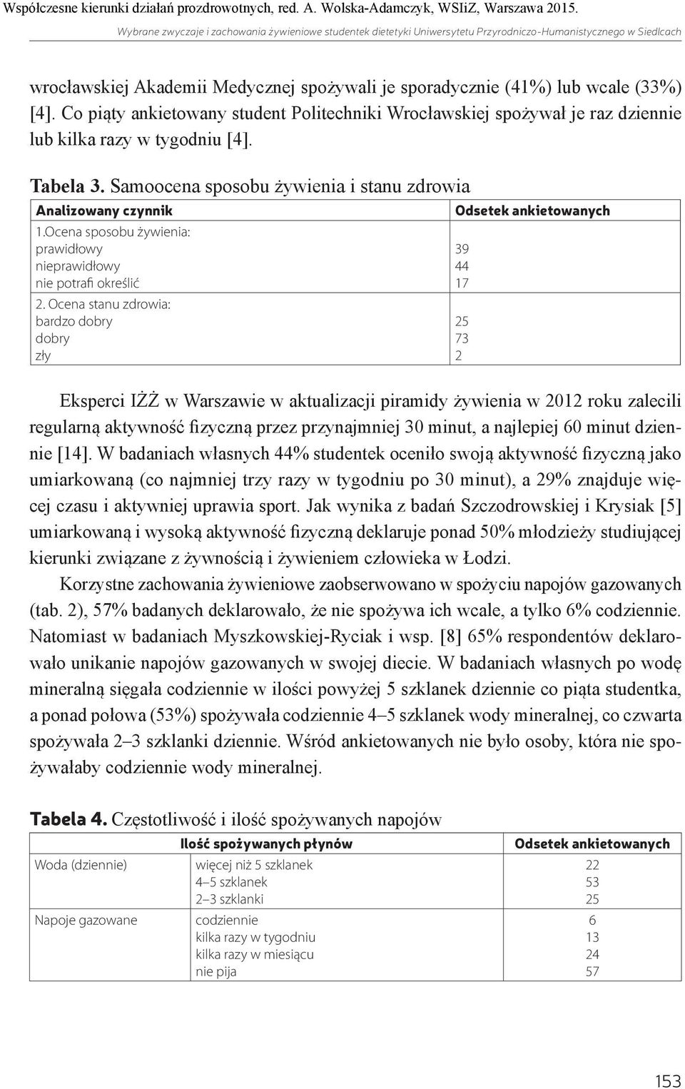 Ocena sposobu żywienia: prawidłowy nieprawidłowy nie potrafi określić 2.