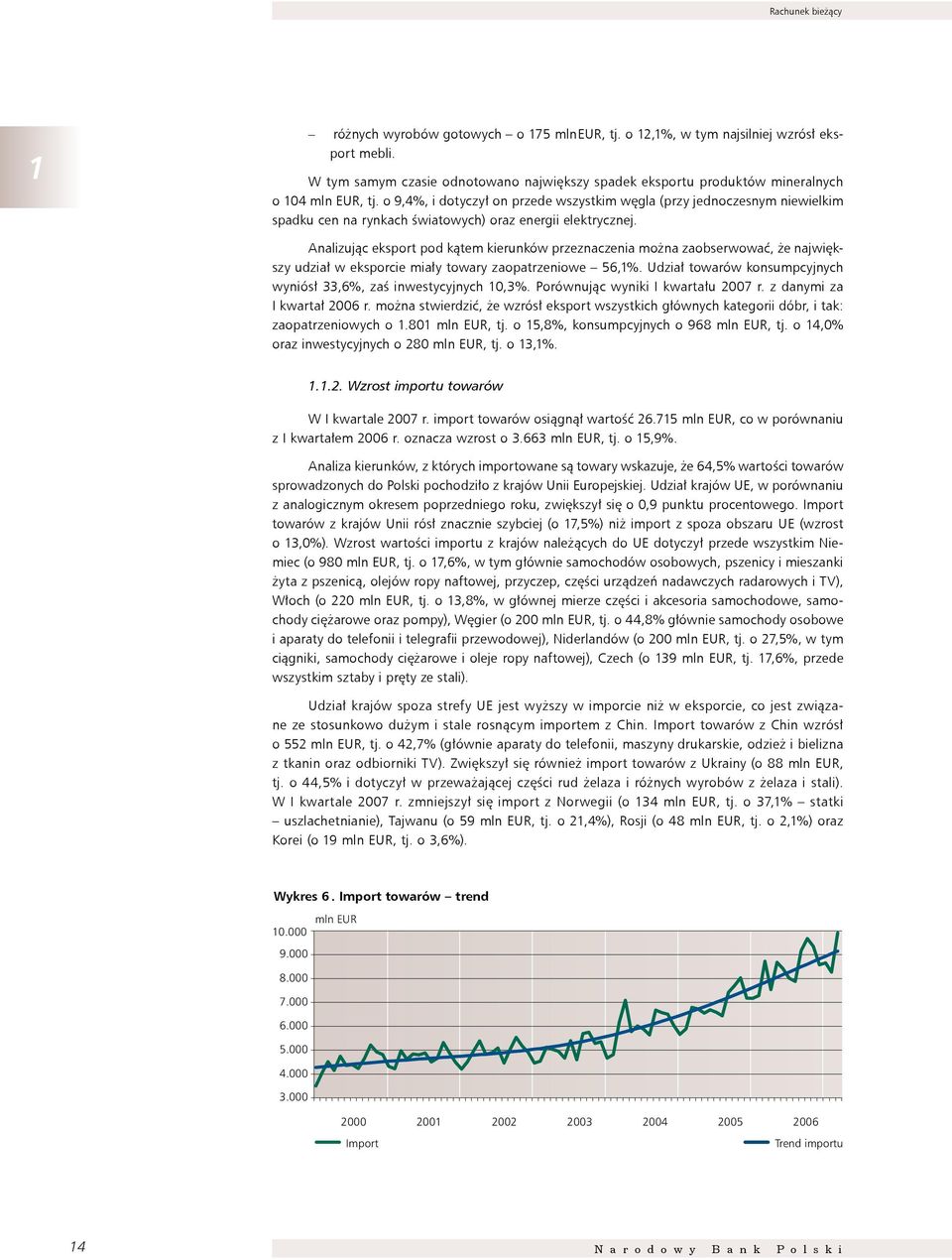 o 9,4%, i dotyczył on przede wszystkim węgla (przy jednoczesnym niewielkim spadku cen na rynkach światowych) oraz energii elektrycznej.