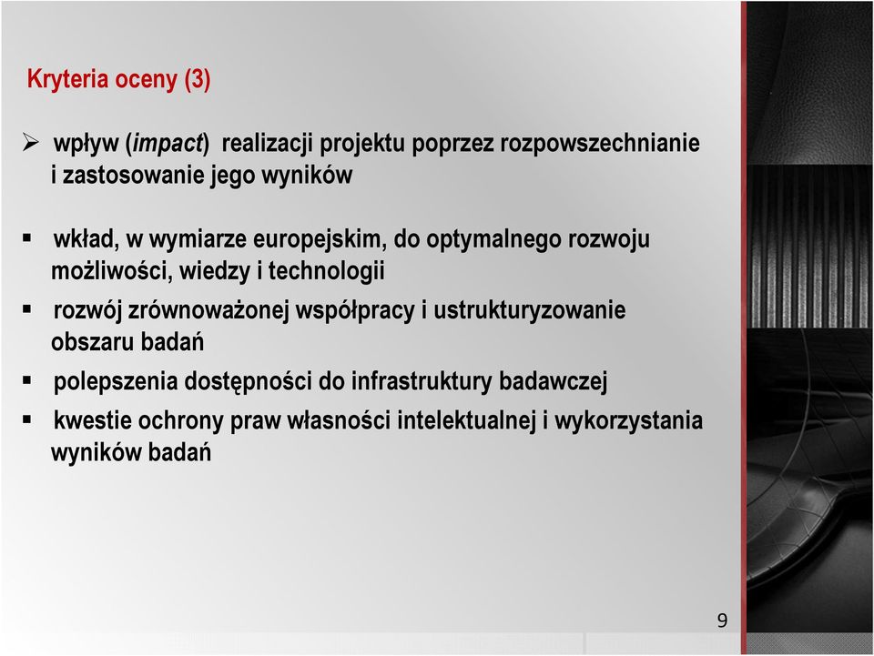 technologii rozwój zrównoważonej współpracy i ustrukturyzowanie obszaru badań polepszenia