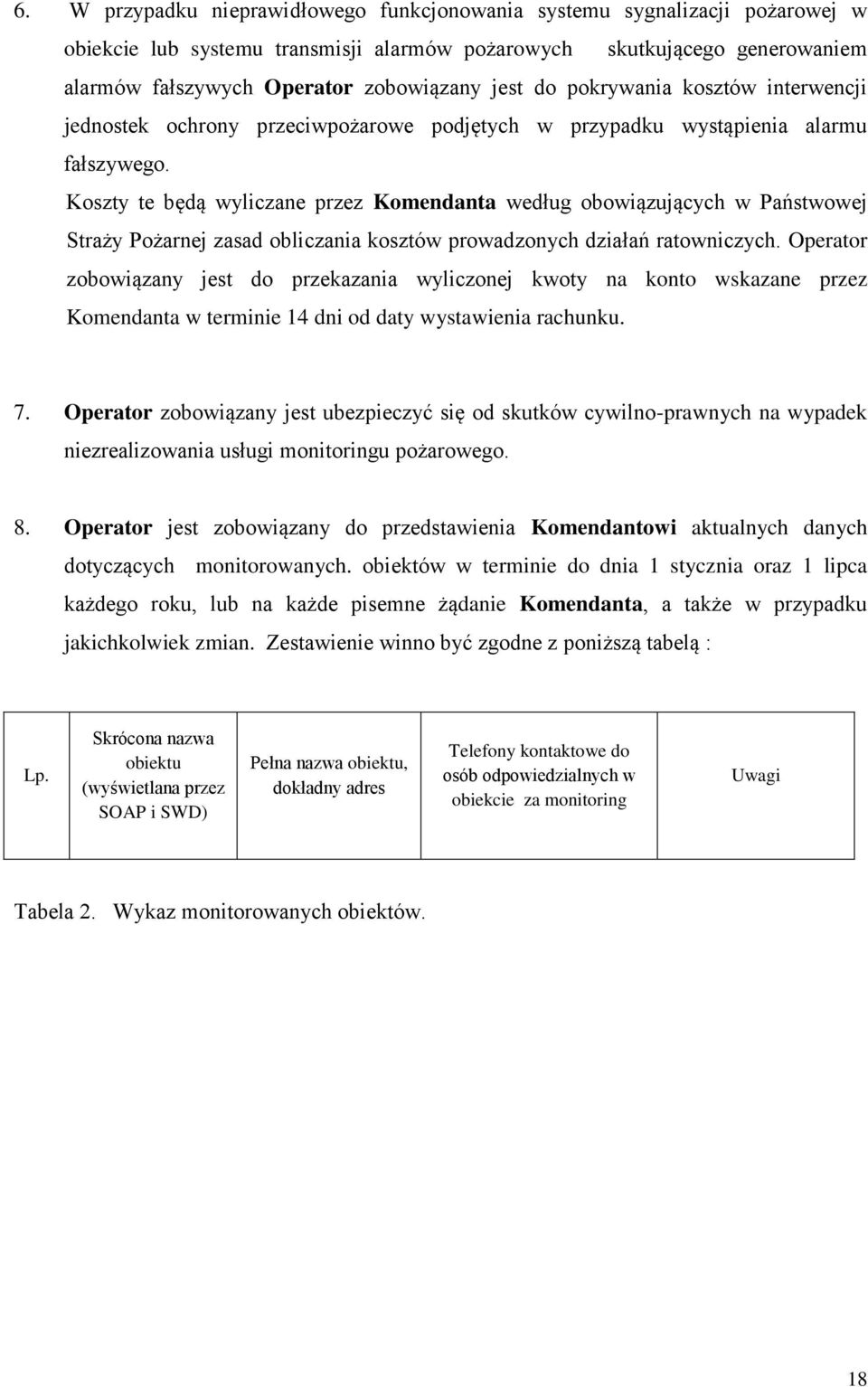 Koszty te będą wyliczane przez Komendanta według obowiązujących w Państwowej Straży Pożarnej zasad obliczania kosztów prowadzonych działań ratowniczych.