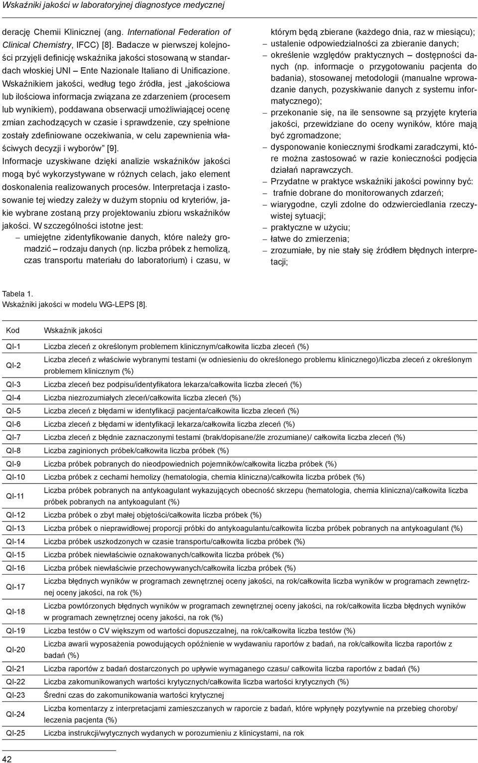 Wskaźnikiem jakości, według tego źródła, jest jakościowa lub ilościowa informacja związana ze zdarzeniem (procesem lub wynikiem), poddawana obserwacji umożliwiającej ocenę zmian zachodzących w czasie