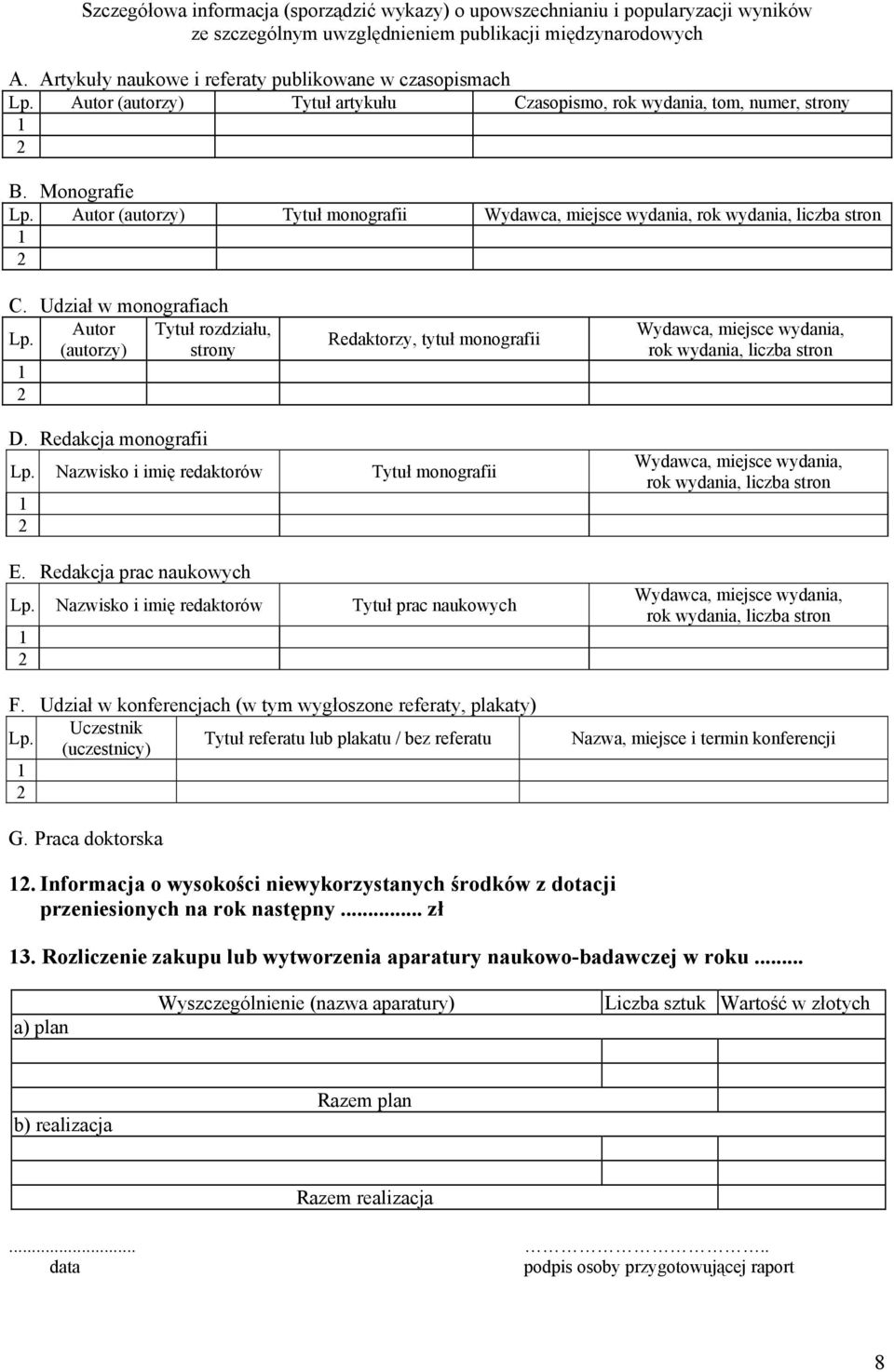 strony Redaktorzy, tytuł monografii Nazwisko i imię redaktorów Tytuł monografii E.