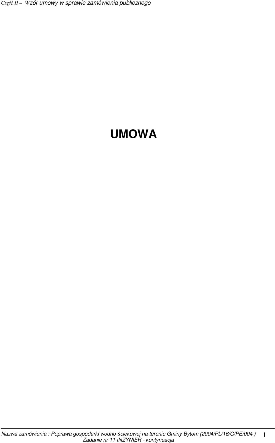 sprawie