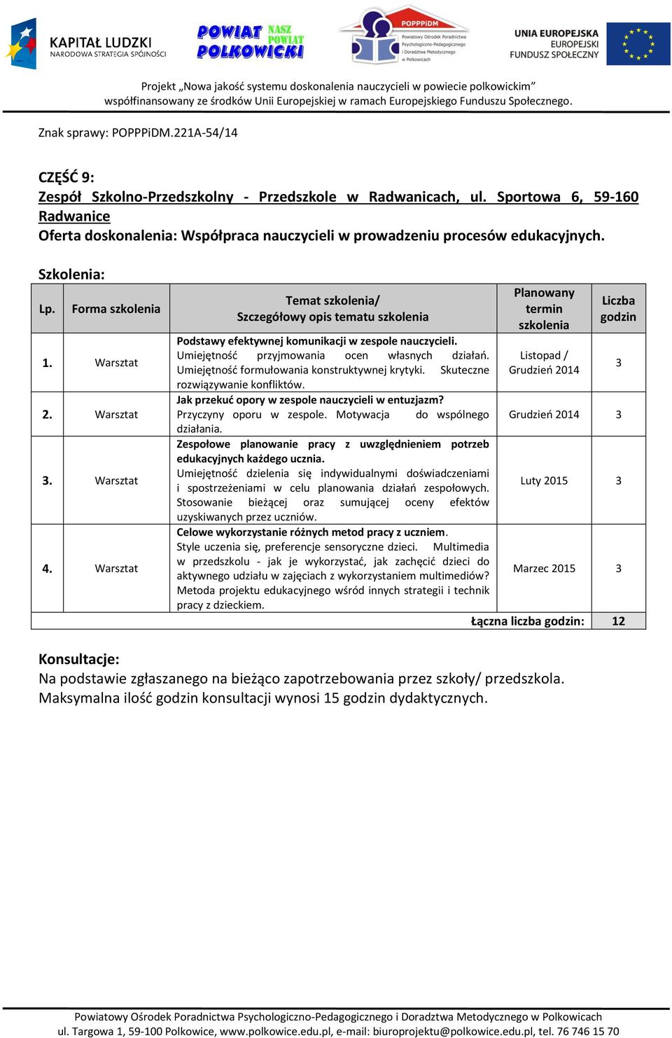 Skuteczne rozwiązywanie konfliktów. Jak przekuć opory w zespole nauczycieli w entuzjazm? Przyczyny oporu w zespole. Motywacja do wspólnego działania.