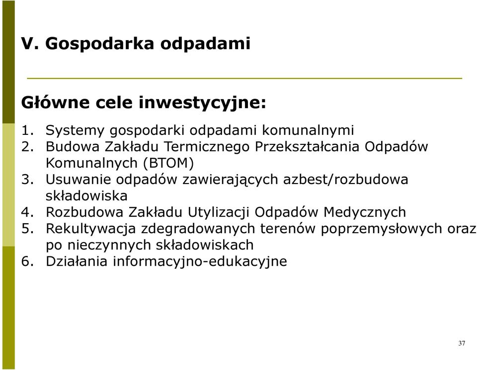 Usuwanie odpadów zawierających azbest/rozbudowa składowiska 4.