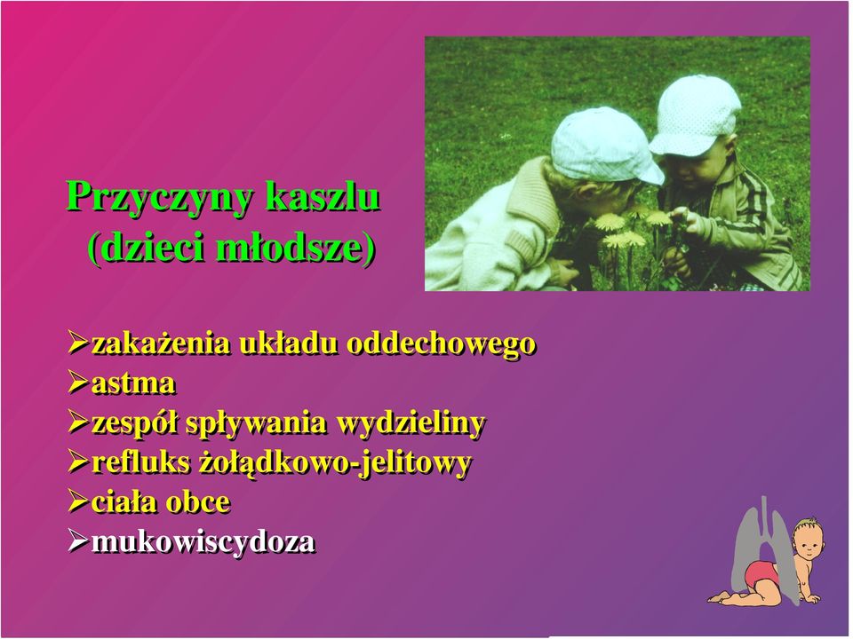 zespół spływania wydzieliny refluks