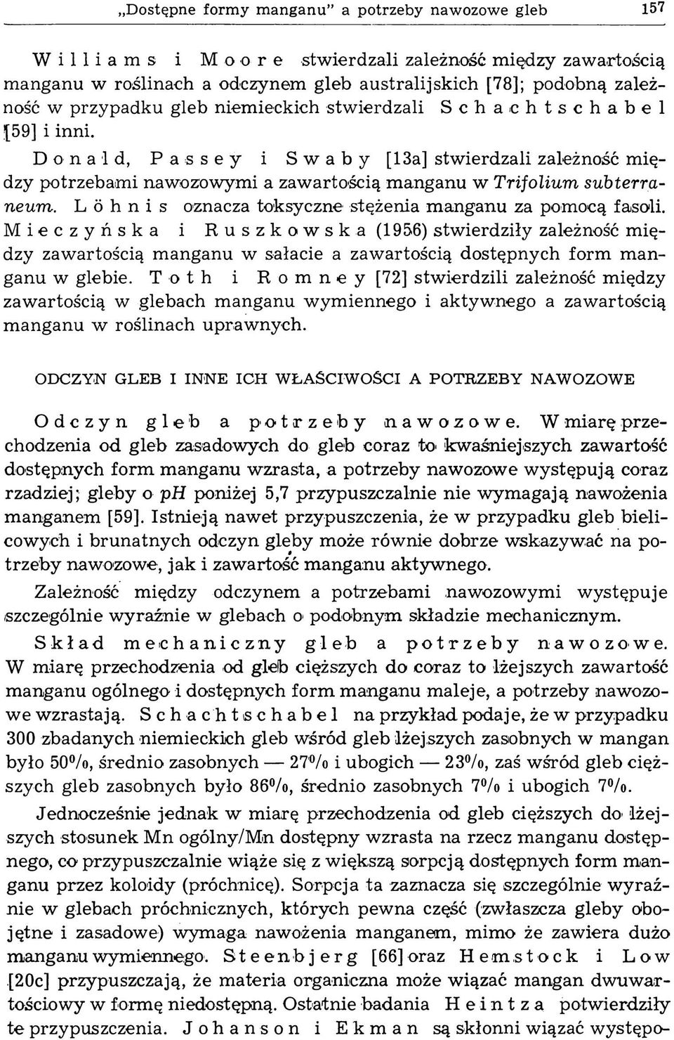 L ö h n i s oznacza toksyczne stężenia manganu za pomocą fasoli.