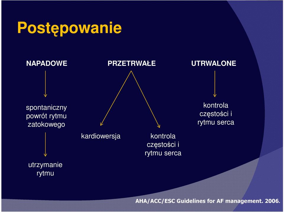 kontrola częstości i rytmu serca kontrola częstości i