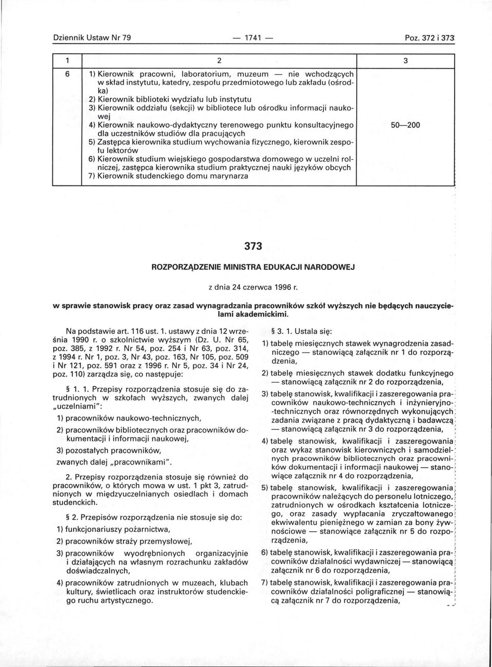 3) Kierownik oddziału (sekcji) w bibliotece lub ośrodku informacji naukowej 4) Kierownik naukowo-dydaktyczny terenowego punktu konsultacyjnego 50-200 dla uczestników studiów dla pracujących 5)