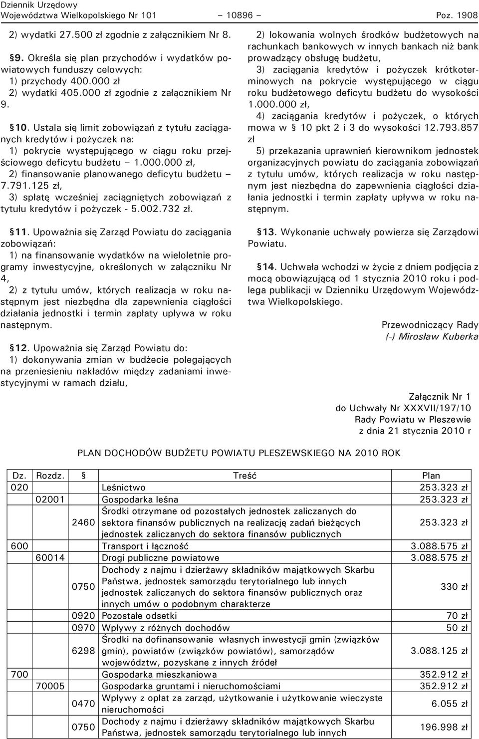 000 zł minowych na pokrycie występującego w ciągu 1) 2) na wydatki finansowanie 405.