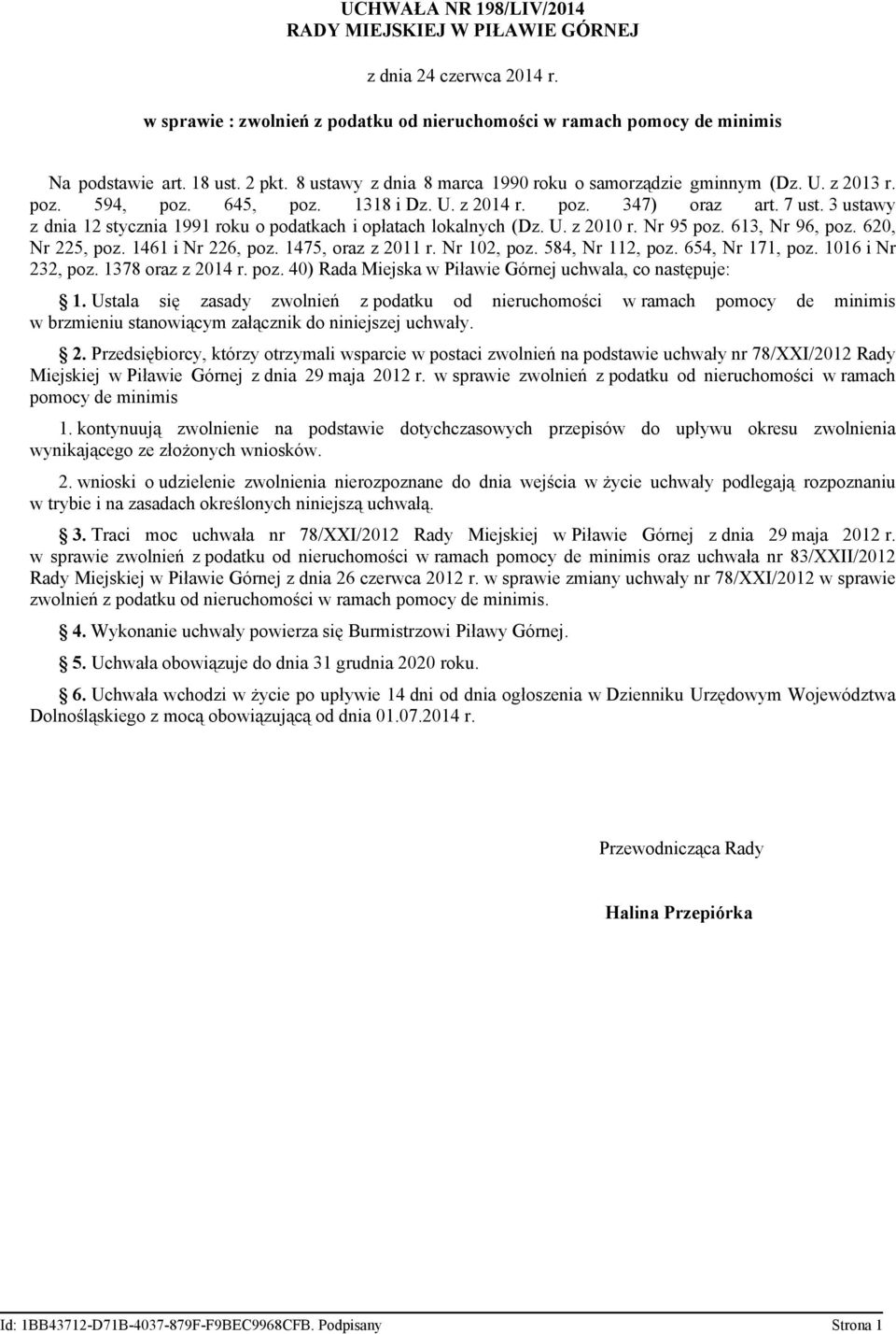 3 ustawy z dnia 12 stycznia 1991 roku o podatkach i opłatach lokalnych (Dz. U. z 2010 r. Nr 95 poz. 613, Nr 96, poz. 620, Nr 225, poz. 1461 i Nr 226, poz. 1475, oraz z 2011 r. Nr 102, poz.