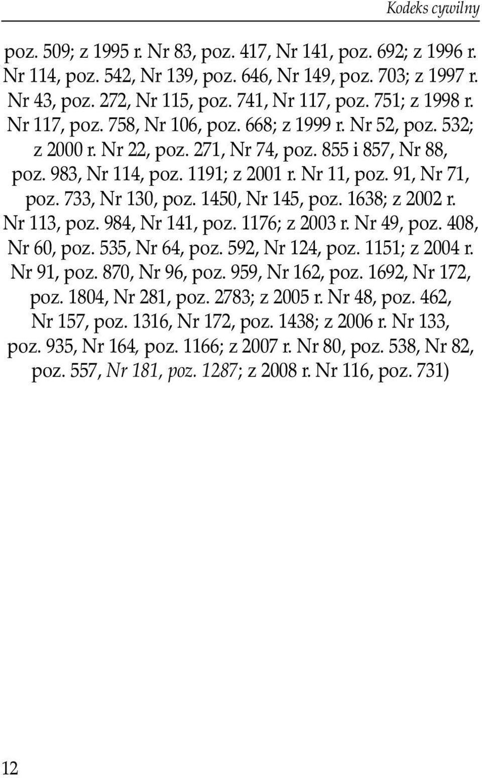 91, Nr 71, poz. 733, Nr 130, poz. 1450, Nr 145, poz. 1638; z 2002 r. Nr 113, poz. 984, Nr 141, poz. 1176; z 2003 r. Nr 49, poz. 408, Nr 60, poz. 535, Nr 64, poz. 592, Nr 124, poz. 1151; z 2004 r.