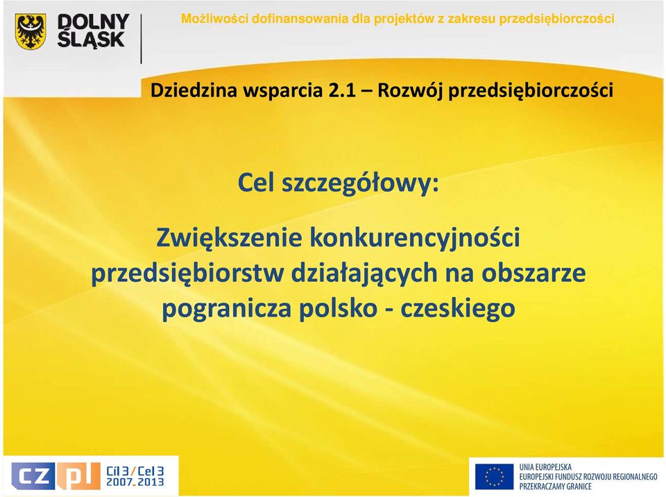 szczegółowy: Zwiększenie konkurencyjności