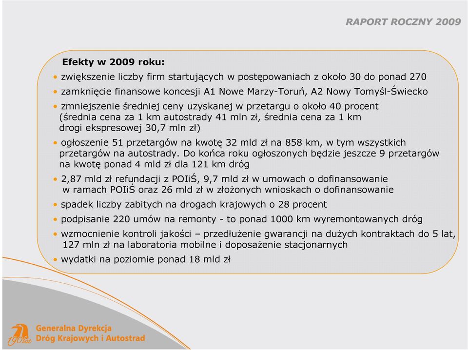 wszystkich przetargów na autostrady.