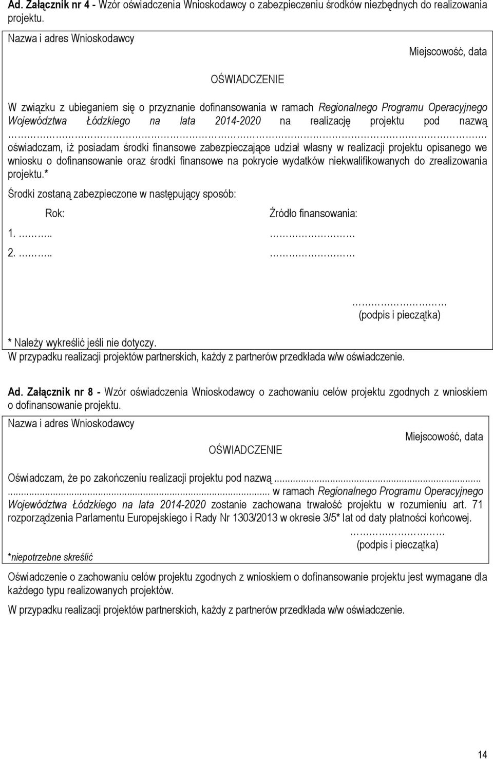 realizację projektu pod nazwą.