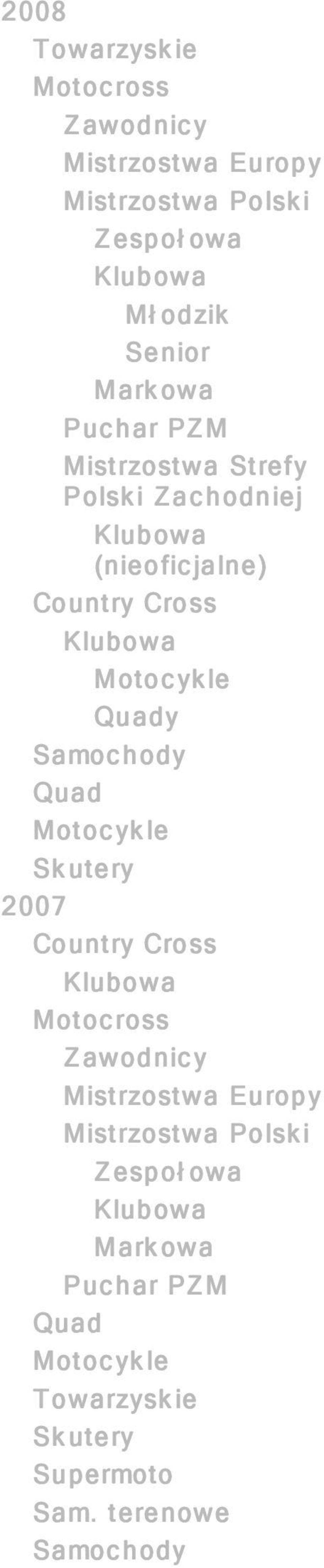 Country Cross y Sk utery 2007 Country