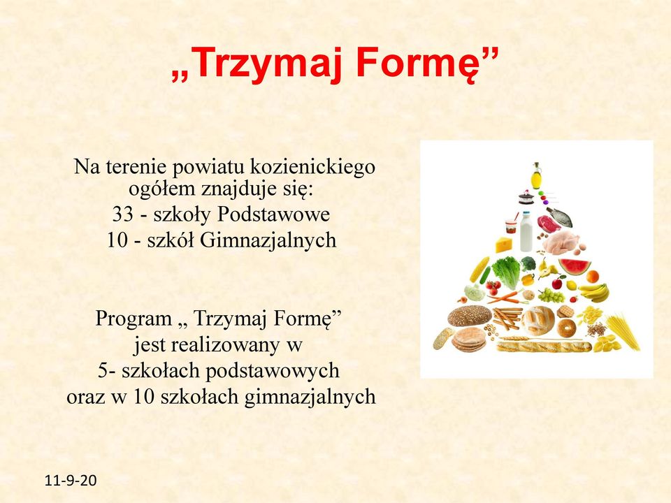 Gimnazjalnych Program Trzymaj Formę jest