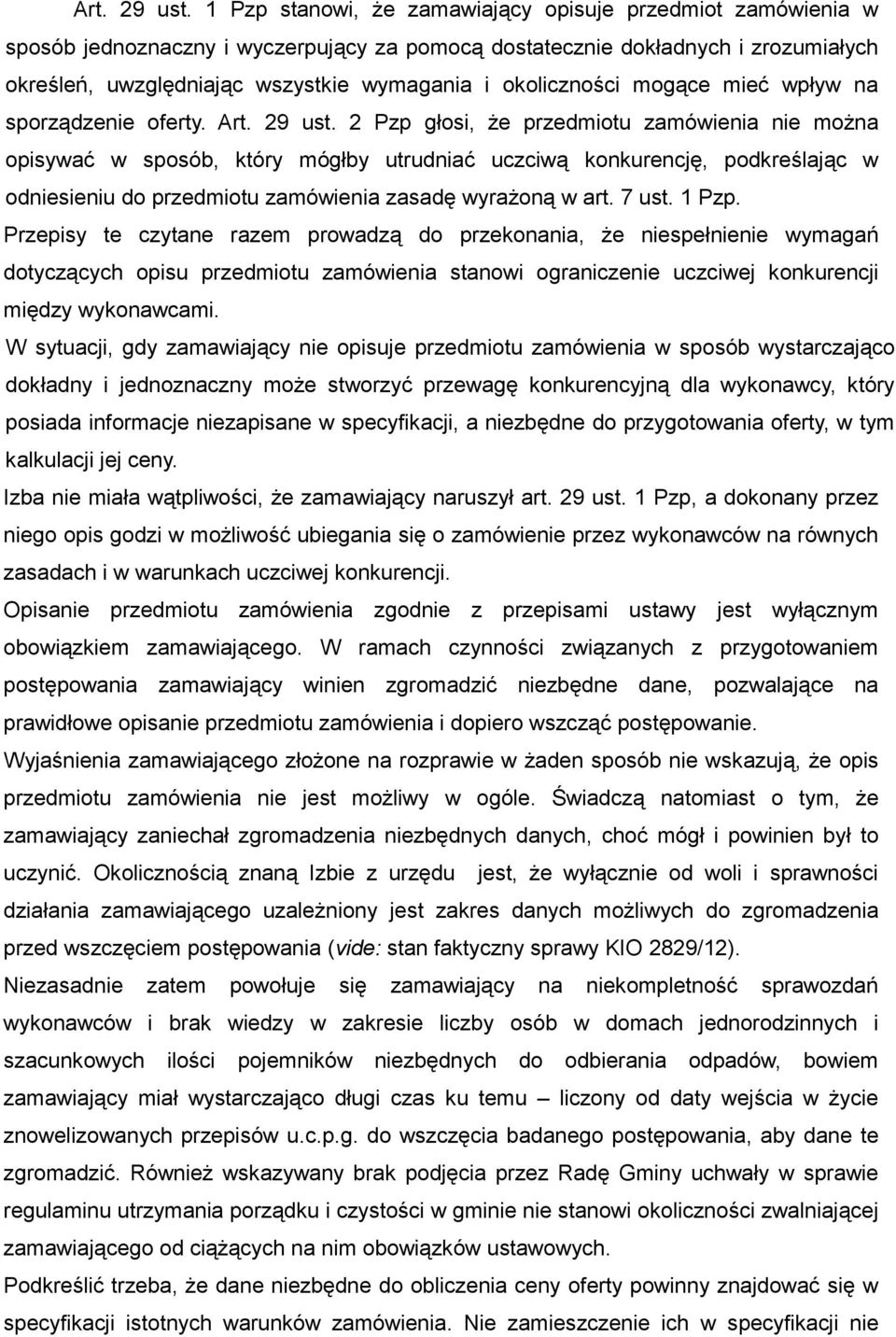 okoliczności mogące mieć wpływ na sporządzenie oferty.