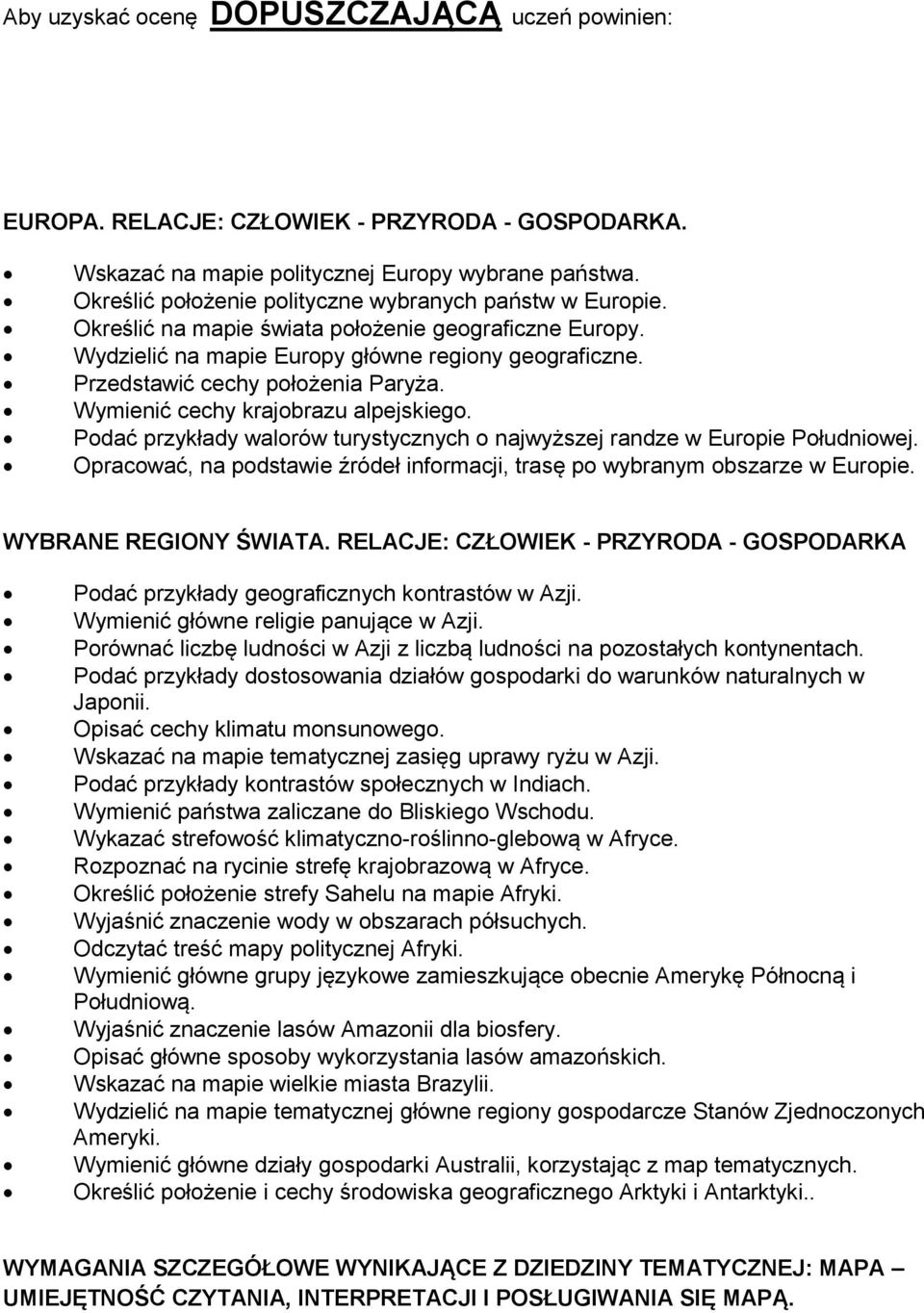 Przedstawić cechy położenia Paryża. Wymienić cechy krajobrazu alpejskiego. Podać przykłady walorów turystycznych o najwyższej randze w Europie Południowej.