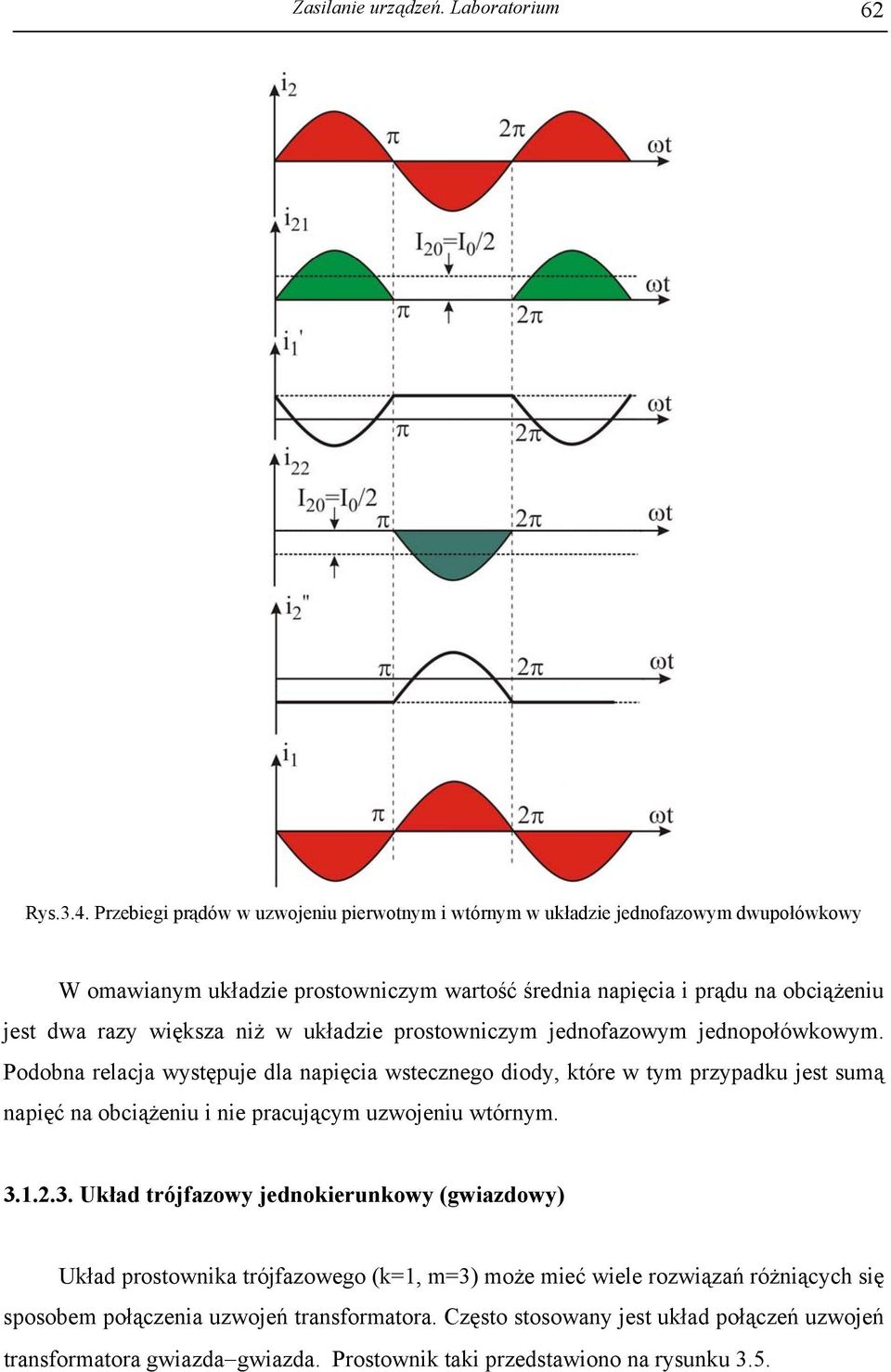 większa niż w układzie prostowniczym jednofazowym jednopołówkowym.