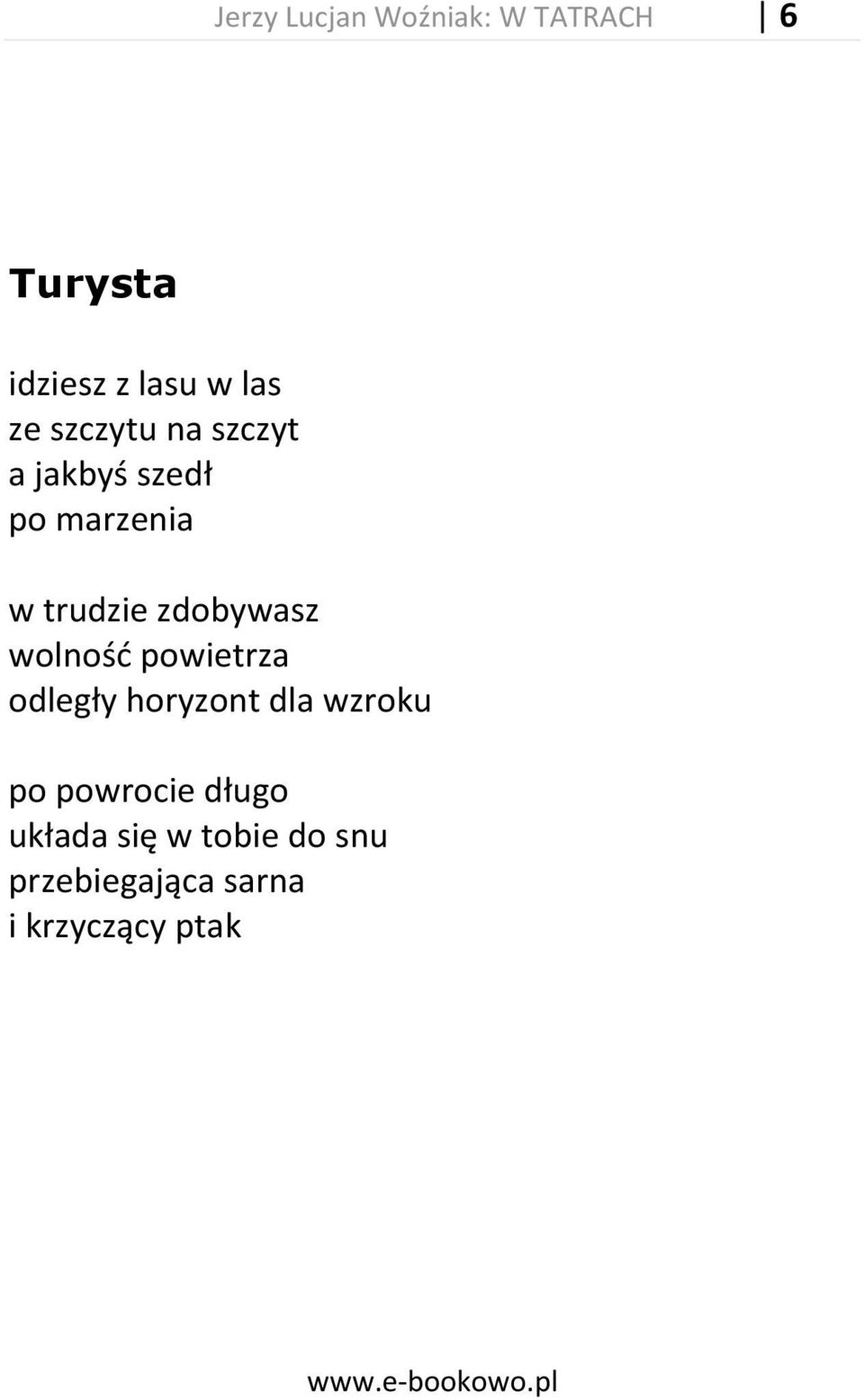 zdobywasz wolnośd powietrza odległy horyzont dla wzroku po