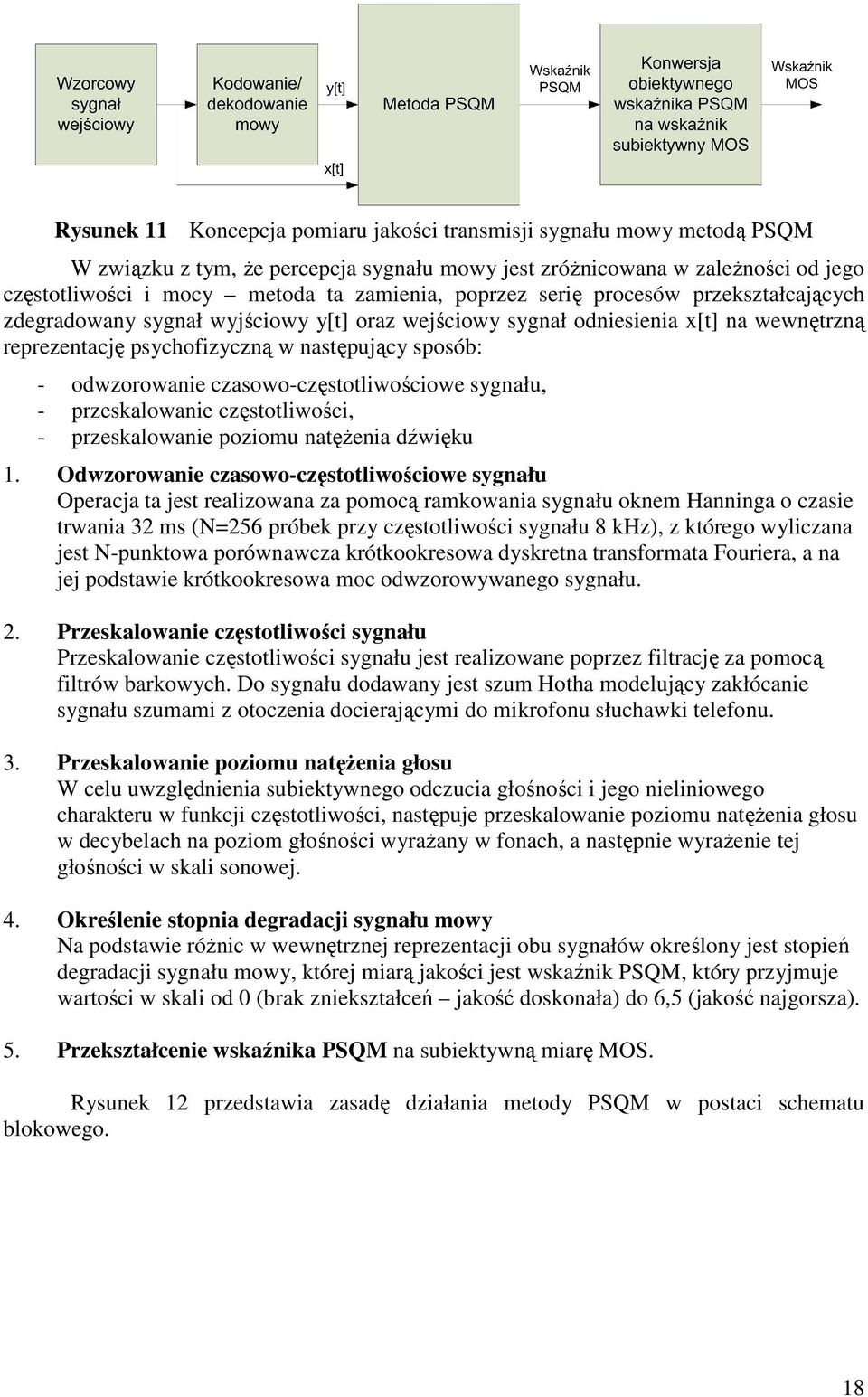 czasowo-częstotliwościowe sygnału, - przeskalowanie częstotliwości, - przeskalowanie poziomu natężenia dźwięku 1.