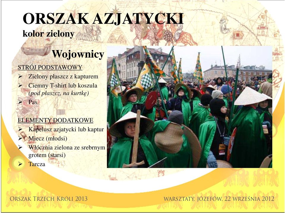 płaszcz, na kurtkę) Pas ELEMENTY DODATKOWE Kapelusz azjatycki