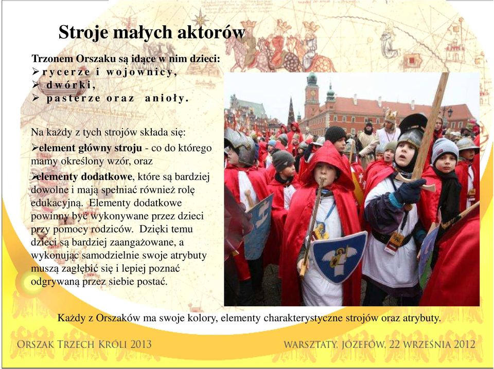 spełniać również rolę edukacyjną. Elementy dodatkowe powinny być wykonywane przez dzieci przy pomocy rodziców.