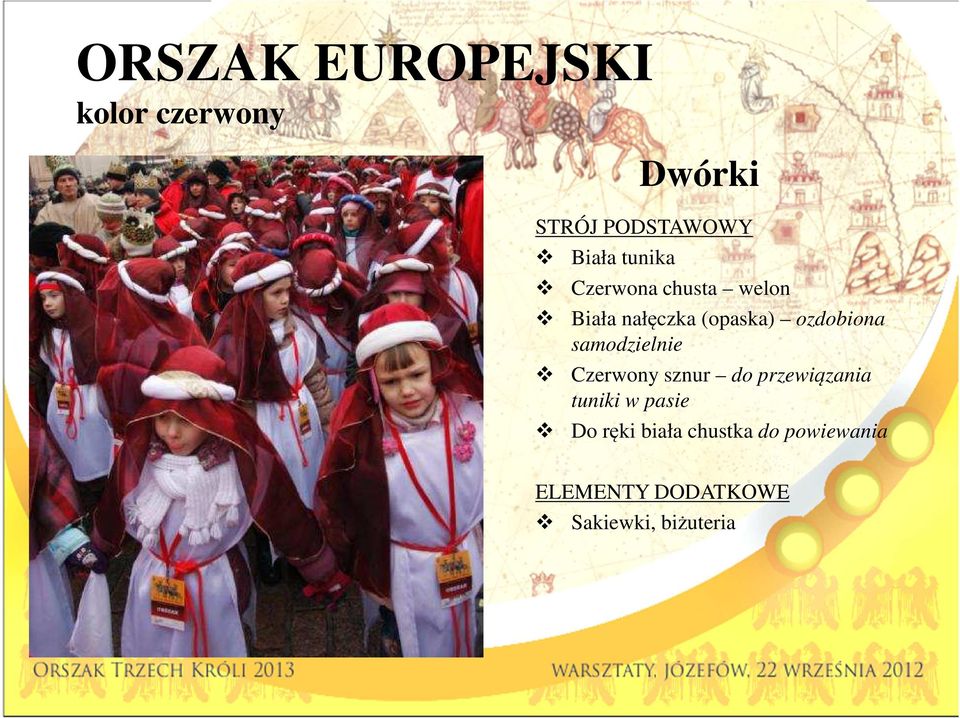samodzielnie Czerwony sznur do przewiązania tuniki w pasie Do