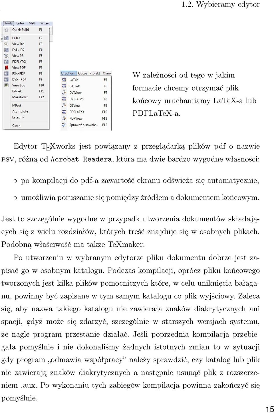 automatycznie, umożliwia poruszanie się pomiędzy źródłem a dokumentem końcowym.