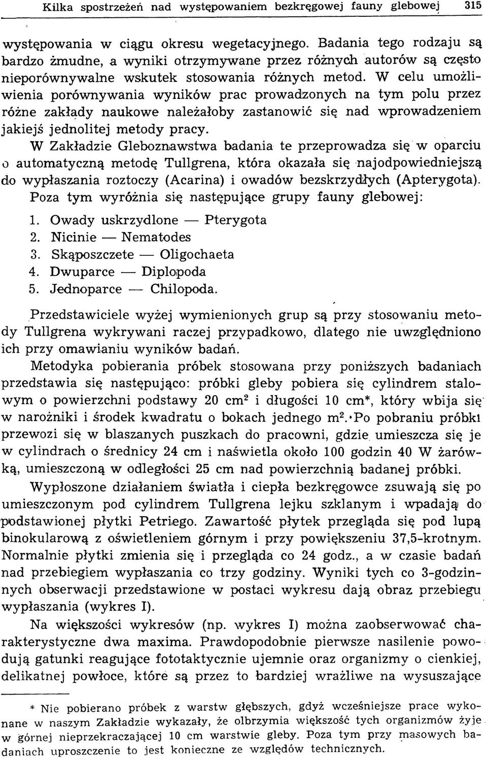 W celu umożliwienia porównywania wyników prac prowadzonych na tym polu przez różne zakłady naukowe należałoby zastanowić się nad wprowadzeniem jakiejś jednolitej metody pracy.