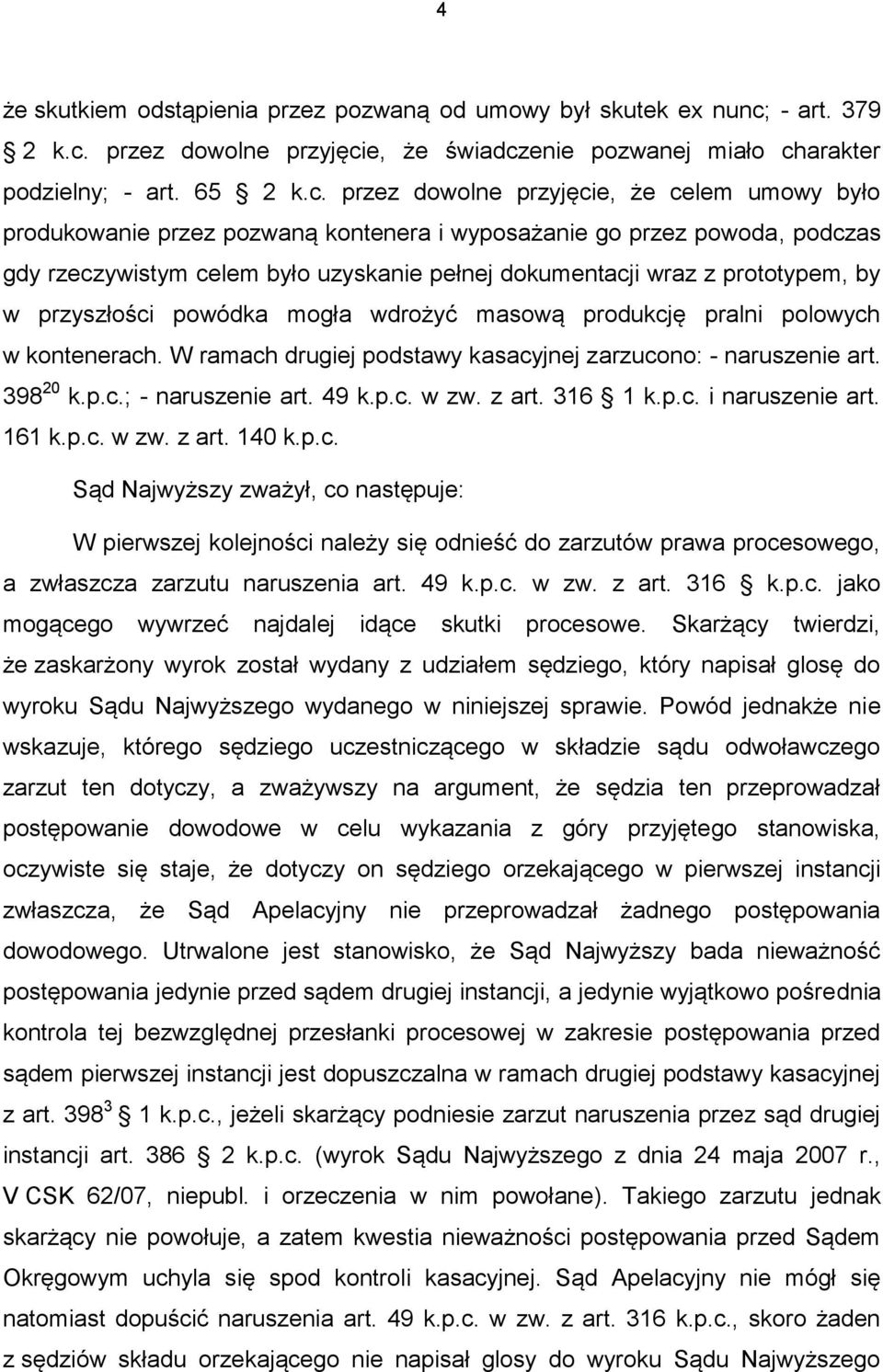 przez dowolne przyjęci