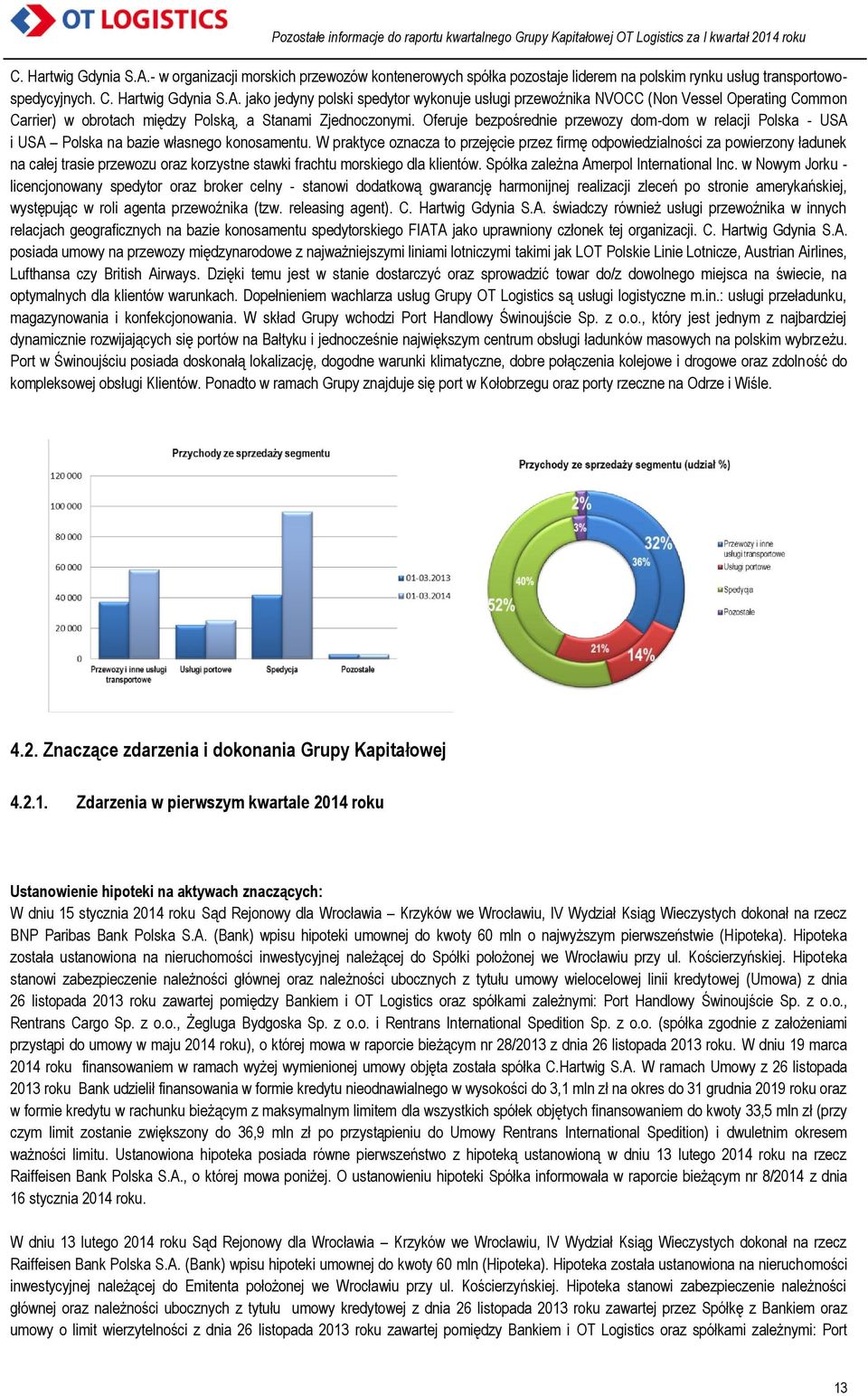 W praktyce oznacza to przejęcie przez firmę odpowiedzialności za powierzony ładunek na całej trasie przewozu oraz korzystne stawki frachtu morskiego dla klientów.